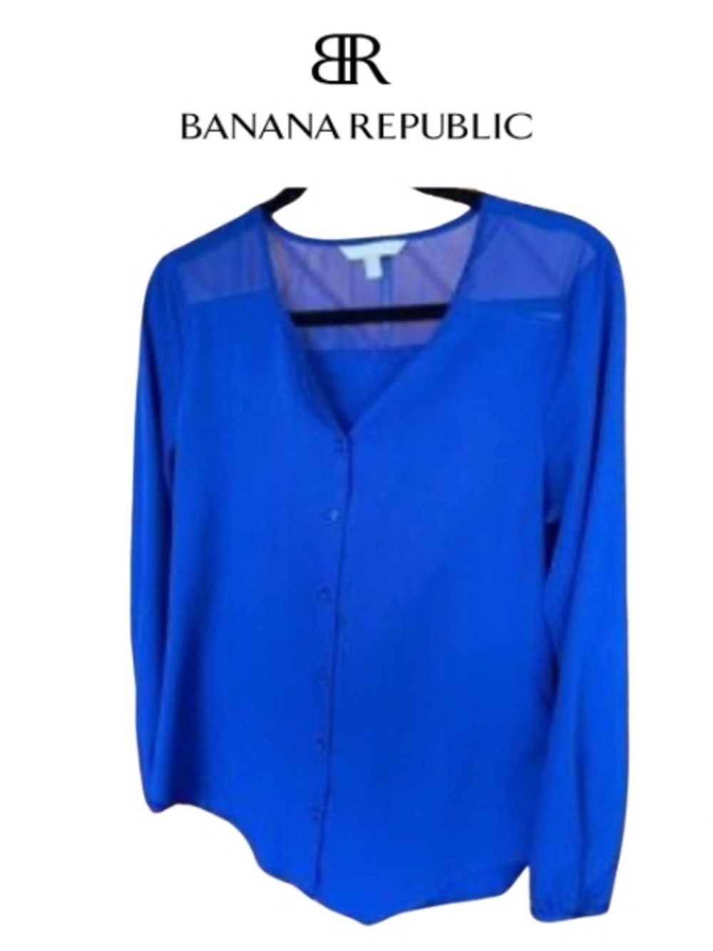 Banana Republic Royal Blue Blouse